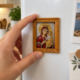 Blessed Virgin Mary & Child Christian Fridge Magnet