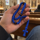 Handmade 100-Knot Christian Prayer Rope with Wooden Beads – Prayer & Daily Devotion