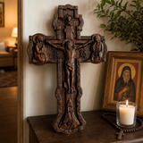 A Sacred Presence for Your Home: Hand-Carved Orthodox Cross