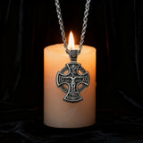 Double Sided 925 Sterling Silver Religious Pendant - Crucifixion of Christ & St. Michael Medal - Choose from 5 Chain Styles - Free Polishing Cloth