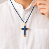 Titanium Steel 18K Gold Cross Necklace | A Christian Emblem of Faith and a Fashion Statement