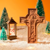 Bgcopper Ascension von Jesus Holz schnitzerei Kreuz-2023 NEUE VERSION