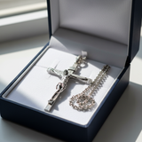 S925K Silver Jesus Crucifix Pendant | A Tangible Reminder of His Love