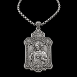 S925 Sterling Silver Sacred Heart of Jesus Pendant Necklace – Christian Faith Religious Jewelry