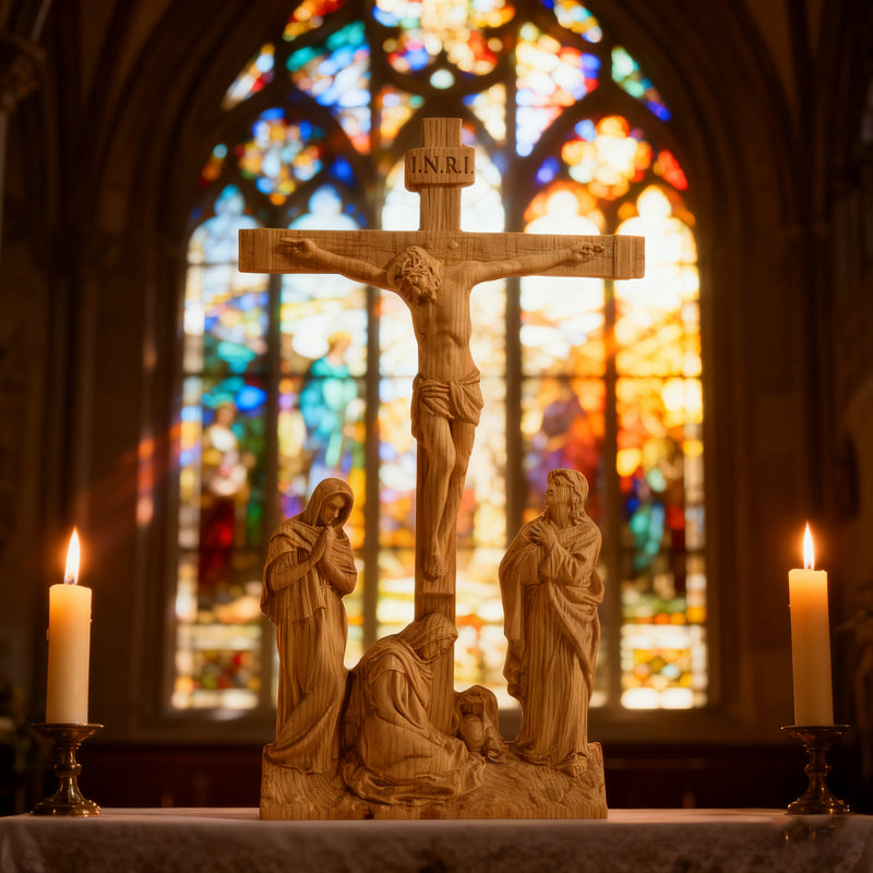 New Product Jesus crucifixion scene ornaments