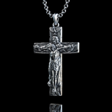 New Titanium Steel Trinity Cross Necklace