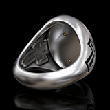 925K Sterling Silver Praying Hands Ring - Christian Symbol of Faith and Devotion