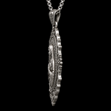 Virgin Mary Prayer Medal Necklace – S925 Sterling Silver Catholic Pendant