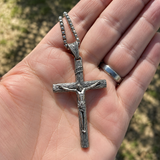 S925K Silver Cross Necklace: Embodiment of the Light of Faith