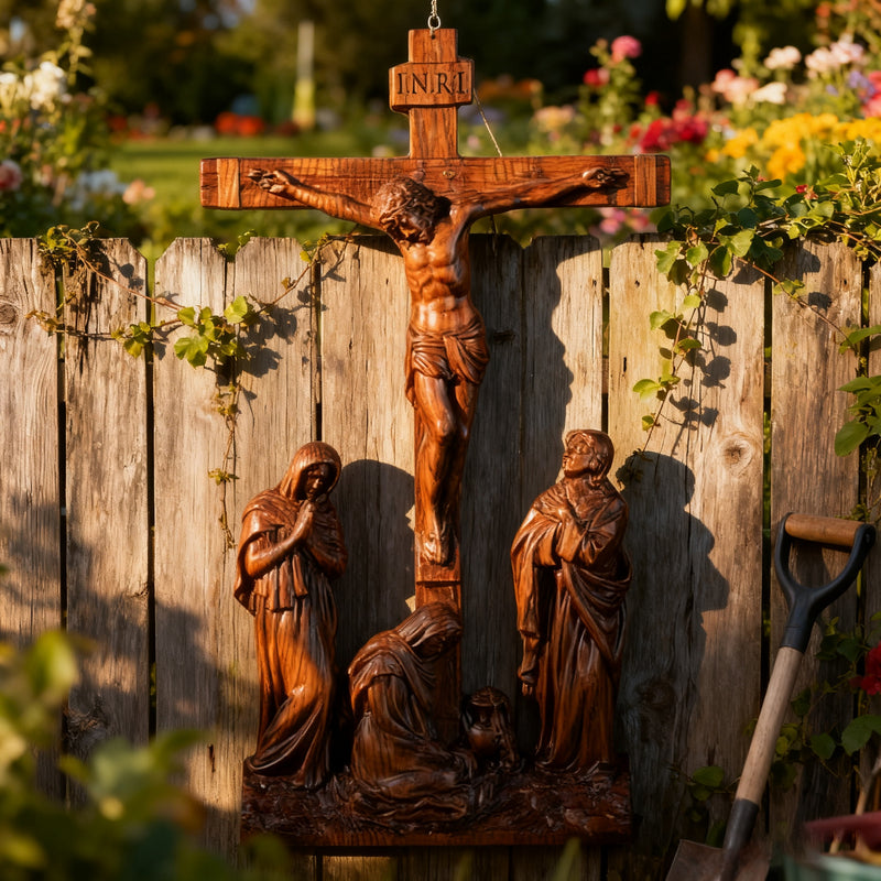 New Product Jesus crucifixion scene ornaments