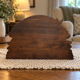 Hand-Carved Beechwood Noah’s Ark Wall Art – God Keeps His Promises (Genesis 9:13) | Christian Home Decor