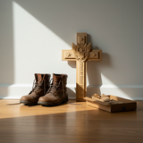 Hand-Carved Beechwood U.S. Air Force Cross — A Symbol of Faith, Service & Sacrifice