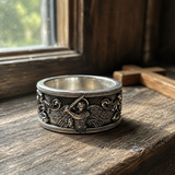 Archangel Michael S925 Sterling Silver Ring – Guardian of Faith & Courage - Christian gift presentation