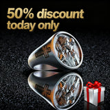 50% Off Today!Steel and Titanium Jesus Shepherd Ring
