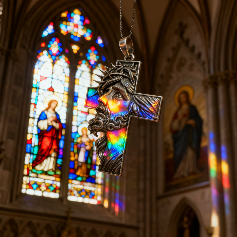 Faith-inspired jewelry gift presentation