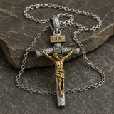 S925K Silver Crucifix of Jesus Christ: A Timeless Masterpiece of Faith and Art for daily faith wear and Christian gifting