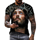Fashionable and beautiful religious Christ Jesus 3D print clothing