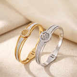 Life of Faith Tree of Life Crystal Bangle Bracelet