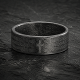 Scripture Cross Stainless Steel Ring