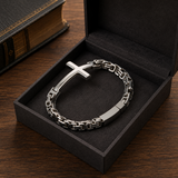 Vintage Rock Gothic Cross Bracelet