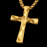 Carry Your Faith Close to Your Heart – Timeless Gold & Silver Cross Necklace, A Symbol of God's Love & Protection
