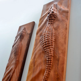 Crocodile Wall Mounted Wooden Wall Art