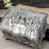 The Last Supper Religious Jewelry Ring Necklace Box Gift