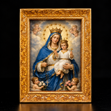 Blessed Virgin Mary & Child Christian Fridge Magnet