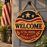 America 250 Faith & Freedom Welcome Keepsake product detail for Christian home decor
