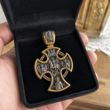 S925 Sliver Passion of Christ and St. George Silver Pendant