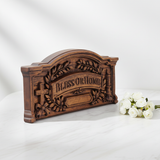 Bless Our Home Solid Wood Family Plaque