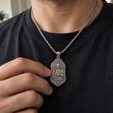 S925 Sterling Silver Sacred Heart of Jesus Pendant Necklace – Catholic Christian Faith Jewelry