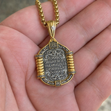 Handmade S925K Silver Madonna Holding Child Necklace