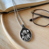 The Good Shepherd Sterling Silver Necklace - Sacred Symbol of Christ's Loving Care - John 10:14