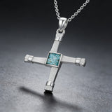 St. Brigid's Cross Turquoise Necklace – Celtic Heritage & Natural Beauty