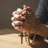 Handmade Christian St. Benedict Cross Rosary