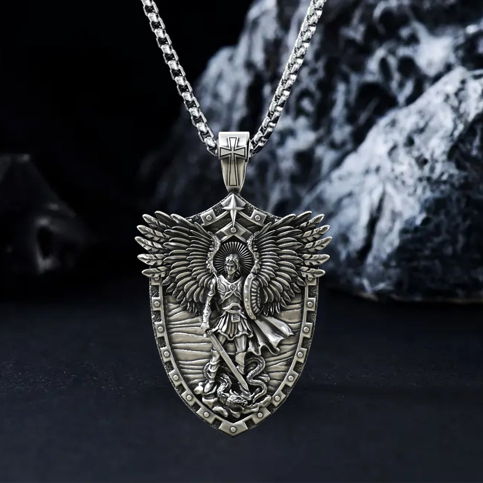 Archangel Michael Necklace - Gives us the strength and
