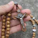 St. Benedict Exorcism Rosary Necklace