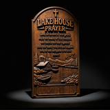 Lake House Prayer Wood Wall Plaque