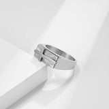 Men's Stainless Steel Holy Cross Ring