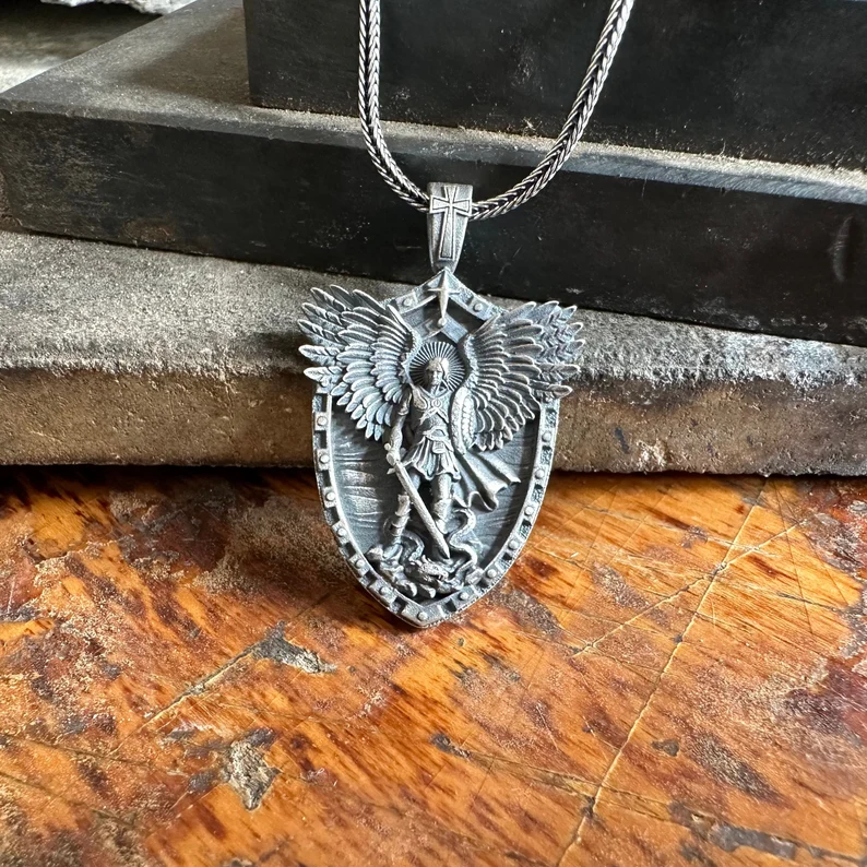 Archangel Michael Necklace - Gives us the strength and courage to move forward!