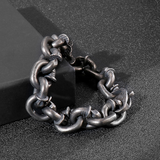 Men's Stainless Steel Spike Bracelet