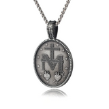 Virgin Mary Miraculous Medal Zinc Alloy Necklace