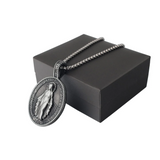 Virgin Mary Miraculous Medal Zinc Alloy Necklace