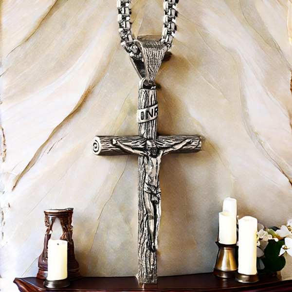 S925K Silver Cross Necklace: Embodiment of the Light of Faith