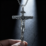 INRI Jesus Crucifix Cross Pendant Necklace