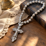 Walk in Faith, Carry His Love – Sacred Crucifix Rosary Necklace, a Timeless Symbol of Jesus’ Protection, Hope & Blessings