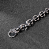 Men's Stainless Steel Spike Bracelet