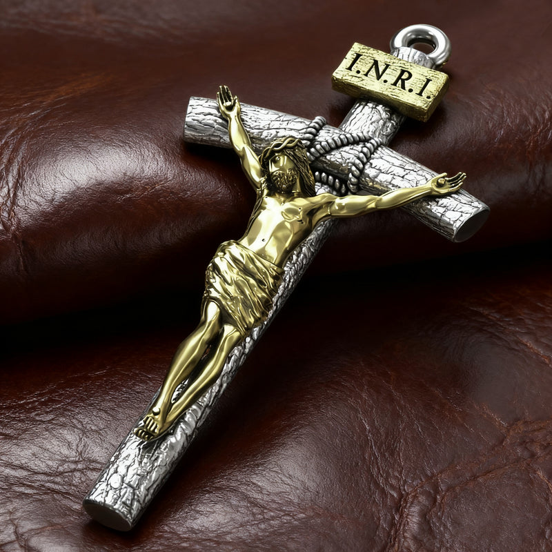 BGCOPPER S925K Silver Crucifix of Jesus Christ: A Timeless Masterpiece of Faith and Art