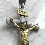 BGCOPPER S925K Silver Crucifix of Jesus Christ: A Timeless Masterpiece of Faith and Art